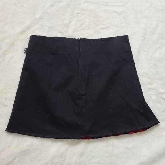 Vintage Emily the Strange Pleated Skirt, Zippers, Black - Picture 4 of 9